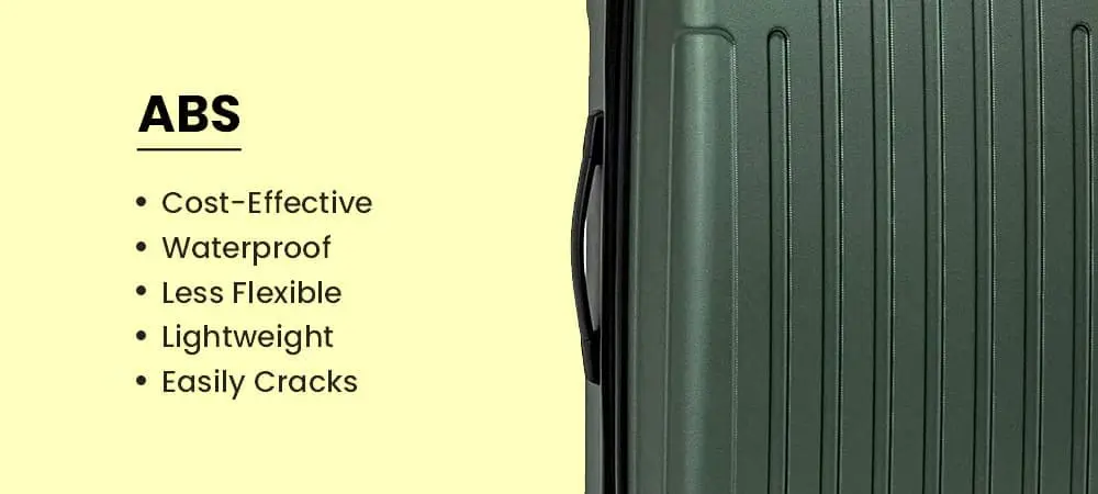 Reviewing ABS, a cost effective and lightweight hardside material for luggage or suitcase | luggagelovers.com