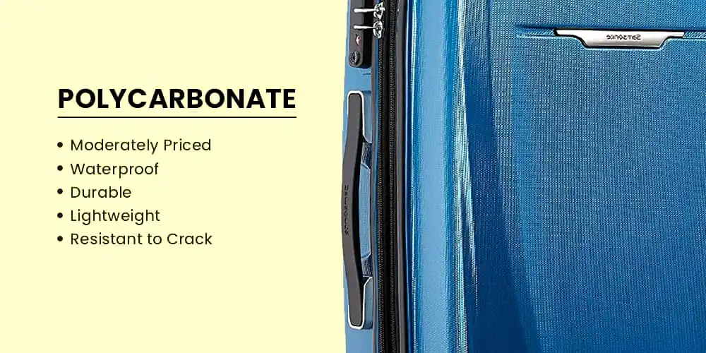 samsonite winfield 3 dlx hardside spinner polycarbonate material review